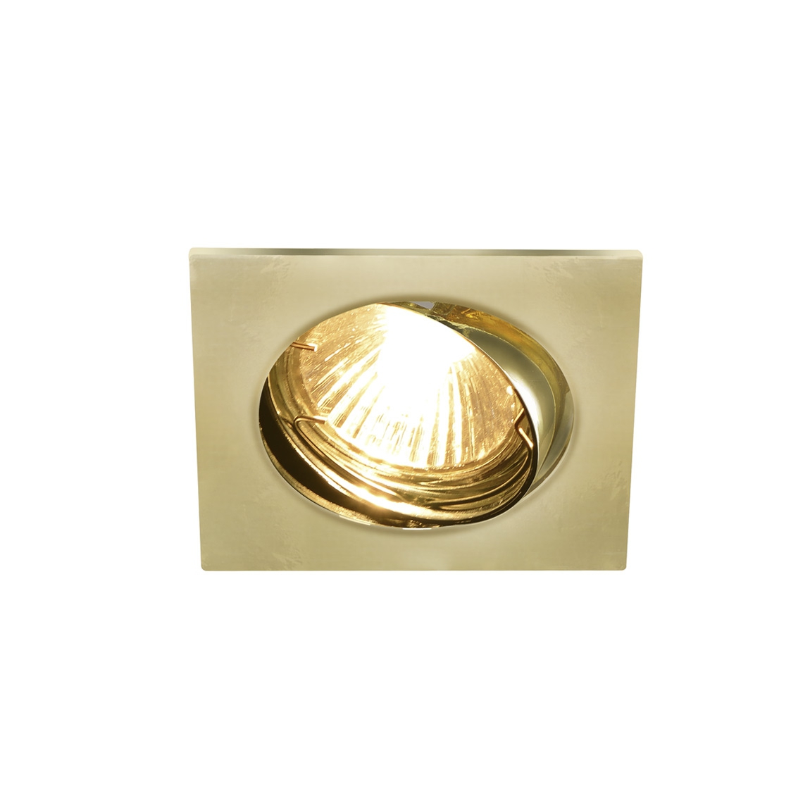 SLV 1002210 PIKA SQUARE TURNO QPAR51 светильник встраиваемый для лампы GU10 50Вт макс., латунь
