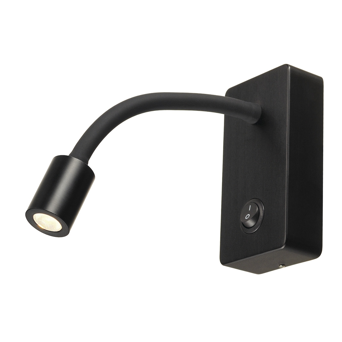 SLV 146700 PIPOFLEX светильник накладной 4.6Вт с выключателем и LED 3000К, 200лм, 35°, черный