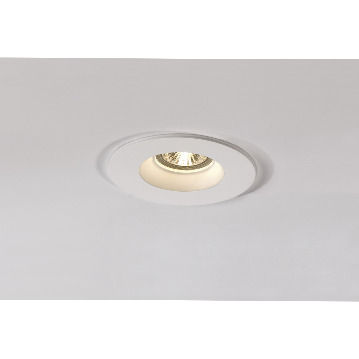 SLV 148070 PLASTRA DL GU10 ROUND светильник встраиваемый для лампы GU10 35Вт макс., белый гипс