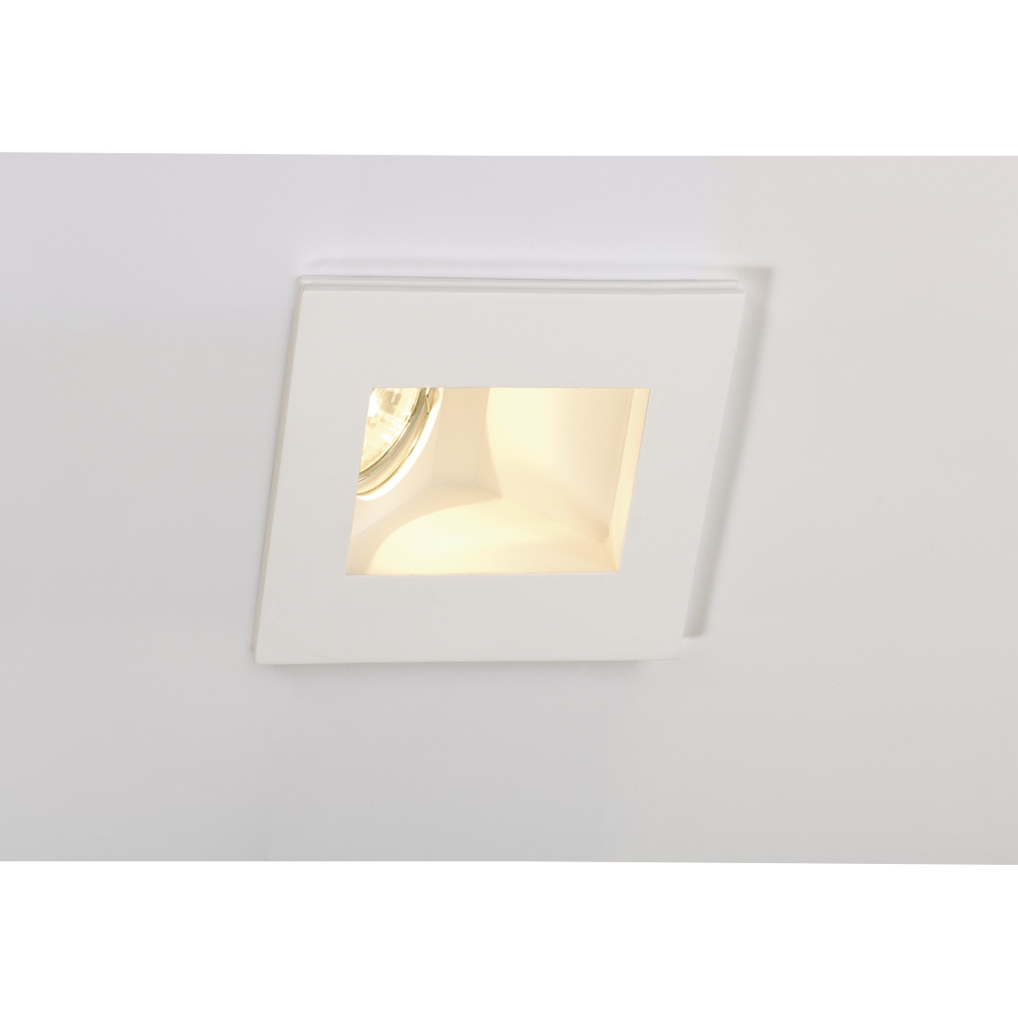 SLV 148072 PLASTRA DL GU10 INDI светильник встраиваемый для лампы GU10 35Вт макс., белый гипс