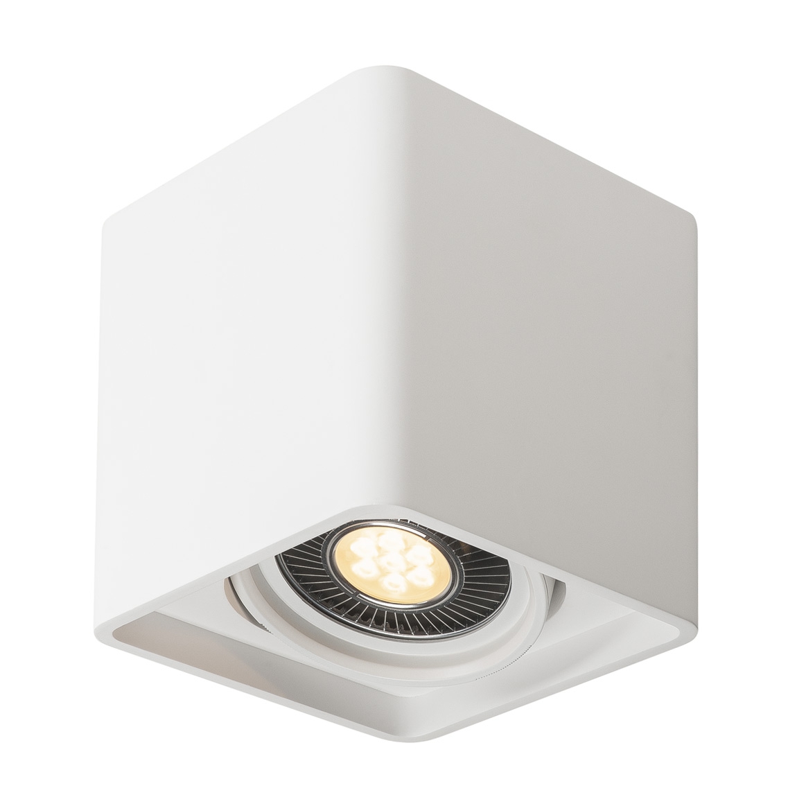 SLV 148081 PLASTRA 20 SINGLE светильник потолочный для лампы ES111 GU10 17.5Вт макс., белый гипс