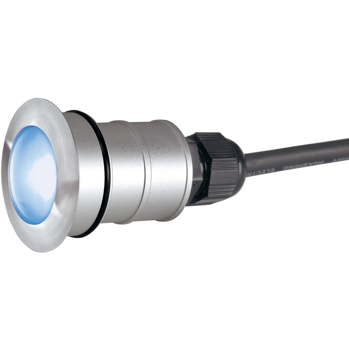 SLV 228337 POWER TRAIL-LITE ROUND светильник встраиваемый IP67 350мА 1.4Вт c синим LED, 60°, сталь