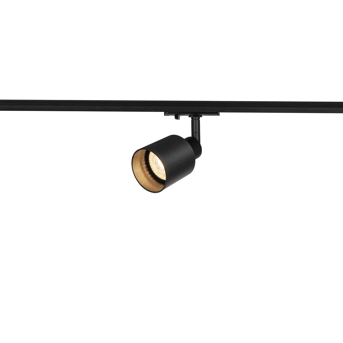 SLV 1001868 1PHASE-TRACK, PURI GLASS светильник для лампы GU10 50Вт макс., черный/ стекло черное матовое