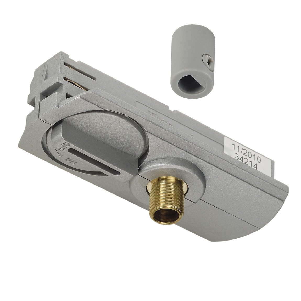 SLV 143124 1PHASE-TRACK, адаптер для светильников, 2кг макс., 6А макс., серебристый