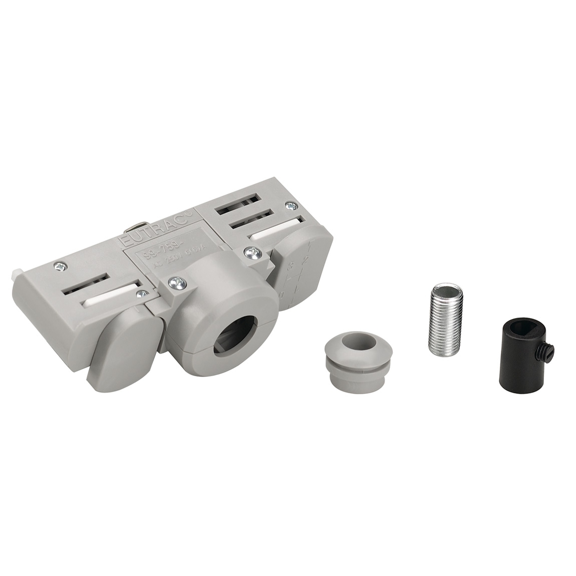 SLV 145994 3Ph | EUTRAC®, адаптер электрический, 10А макс., 5кг макс., серебристый