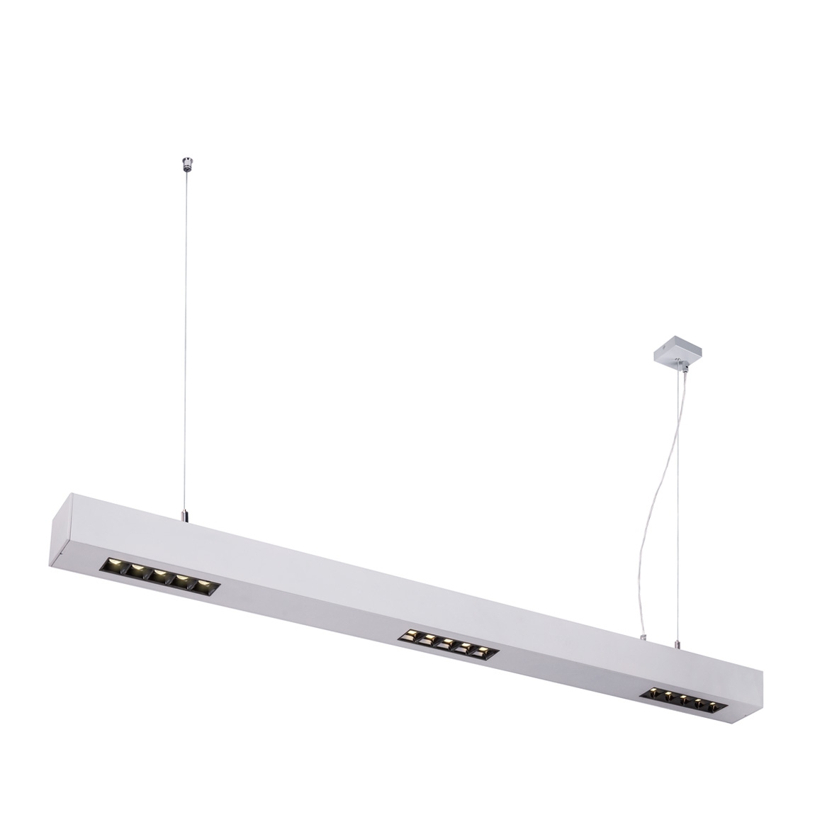 SLV 1000934 Q-LINE BAP PD 1m LED светильник подвесной 45Вт с LED 4000К, 2300лм, 30°, URG<10, CRI>90, серебристый