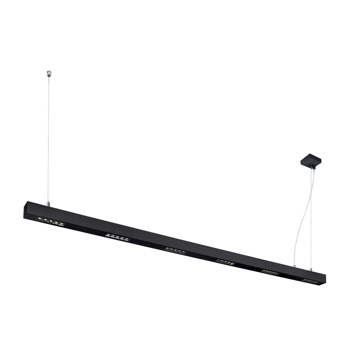 SLV 1000936 Q-LINE BAP PD 2m LED светильник подвесной 85Вт с LED 4000К, 4600лм, 30°, URG<10, CRI>90, черный