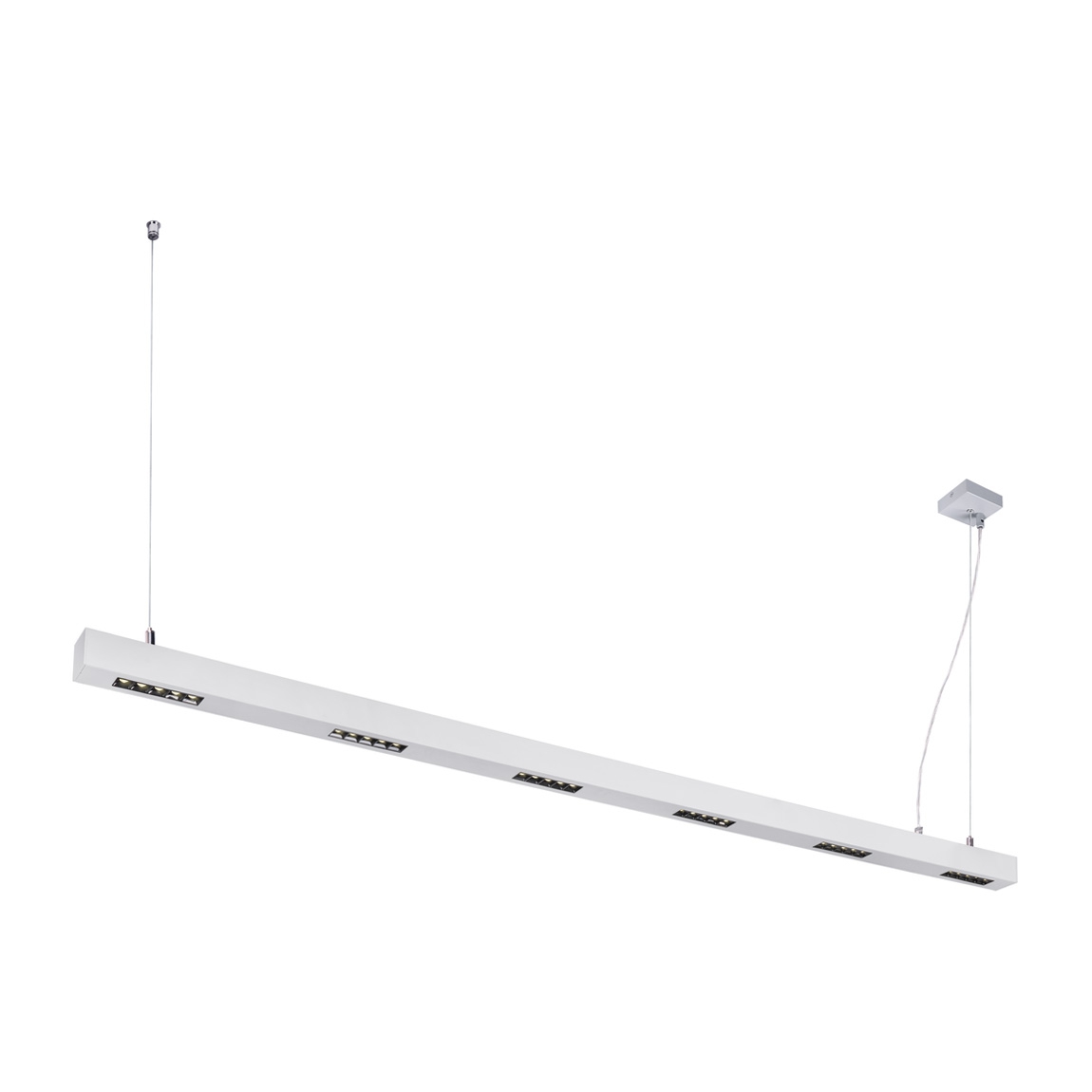 SLV 1000937 Q-LINE BAP PD 2m LED светильник подвесной 85Вт с LED 4000К, 4600лм, 30°, URG<10, CRI>90, серебристый