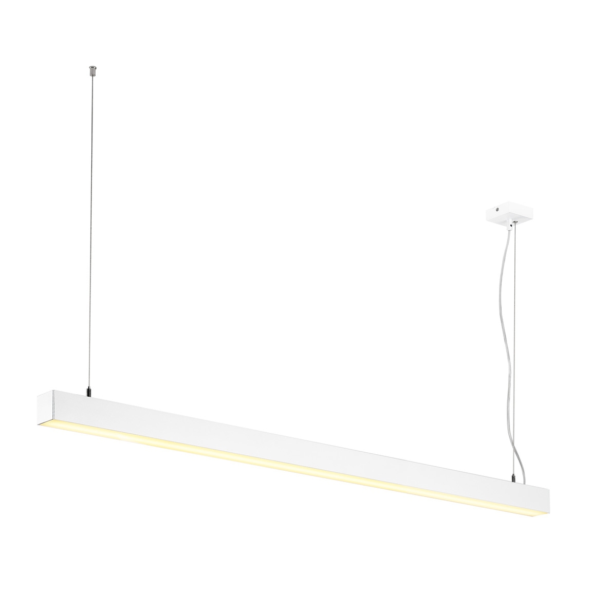 SLV 1001307 Q-LINE SINGLE LED светильник подвесной 45.8Вт с LED 3000К, 3700лм, белый (ex 155121)