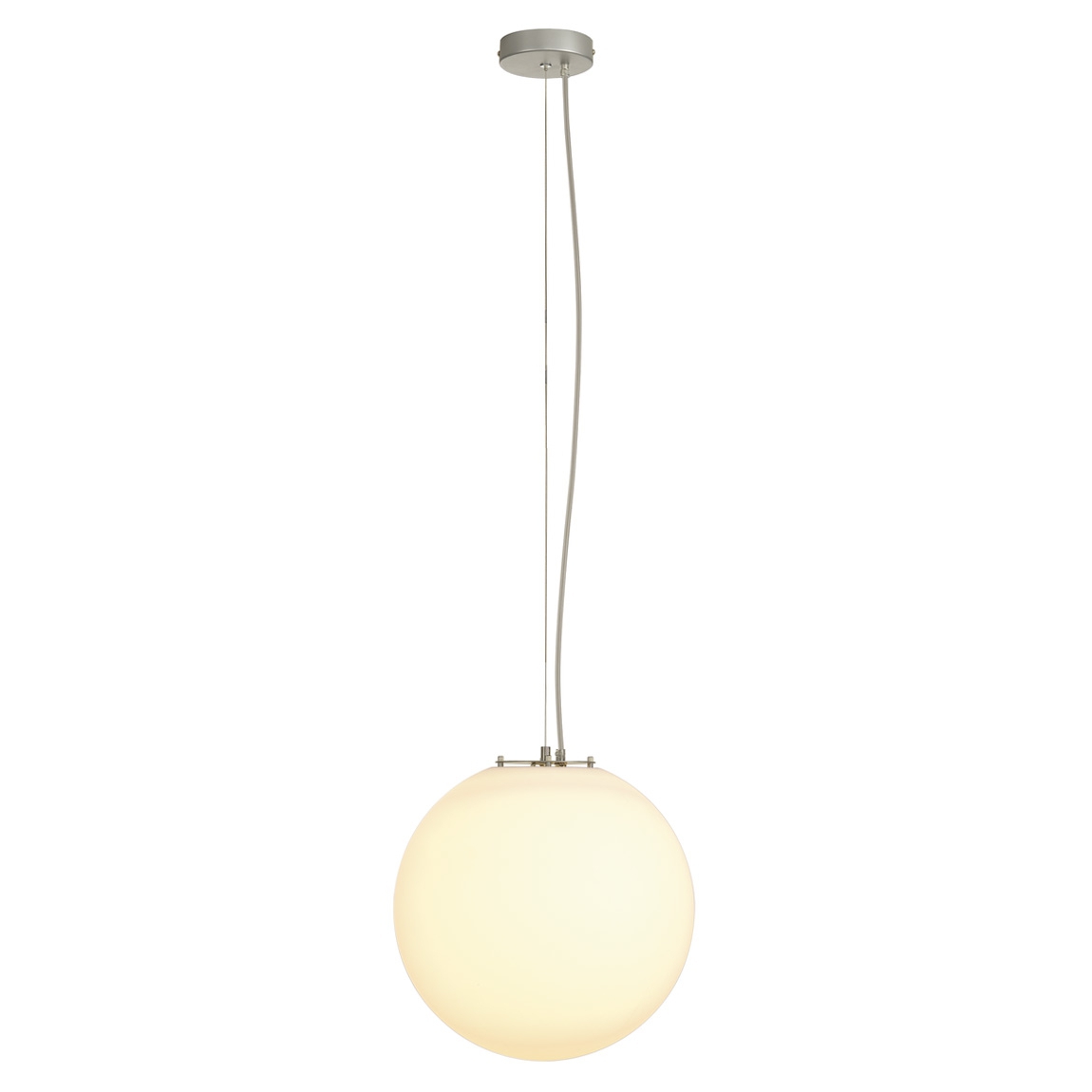 SLV 165410 ROTOBALL 40 PD светильник подвесной для лампы E27 24Вт макс., серебристый/ белый