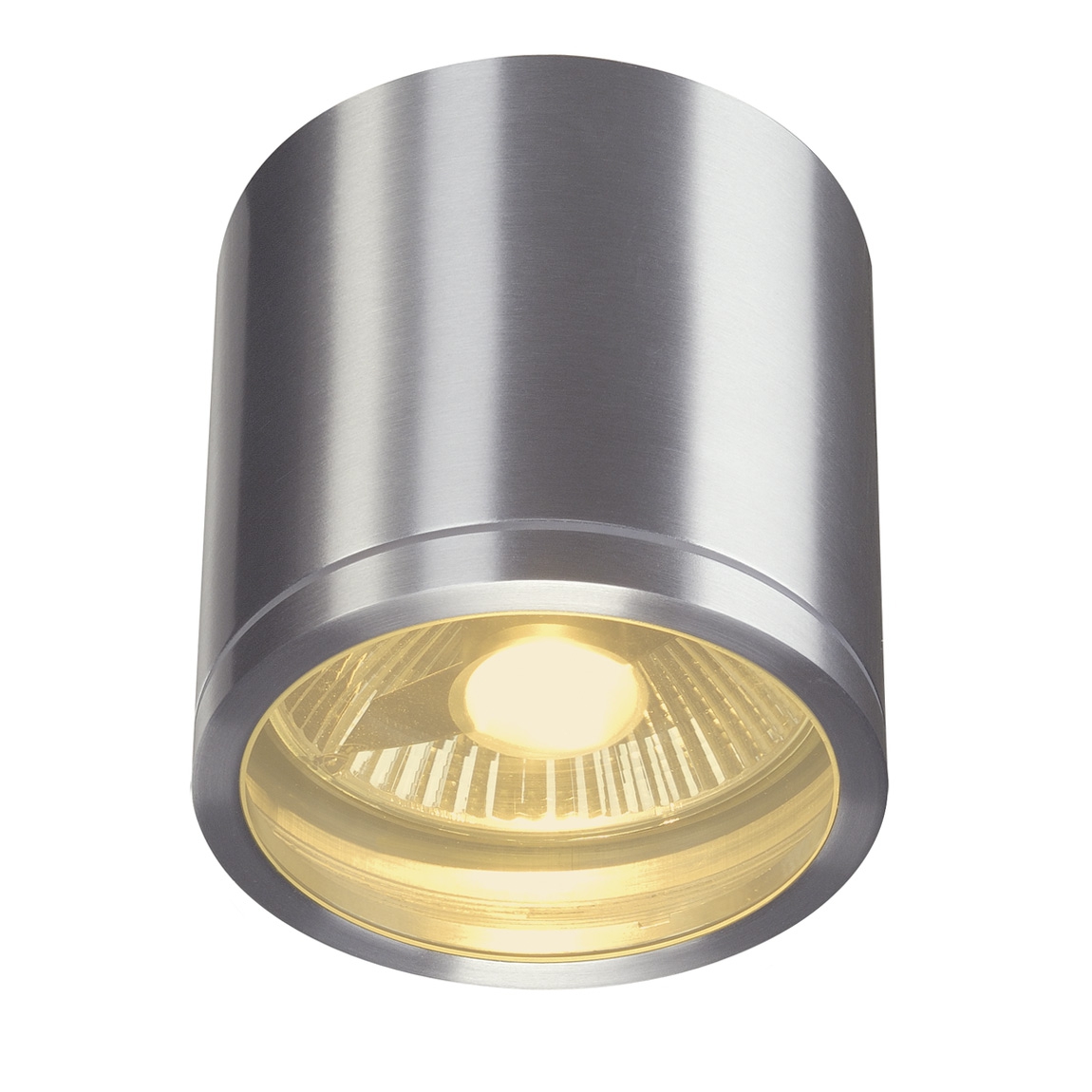 SLV 1000332 ROX CEILING светильник потолочный IP44 для лампы ES111 50Вт макс., матированный алюминий (ex 229756)