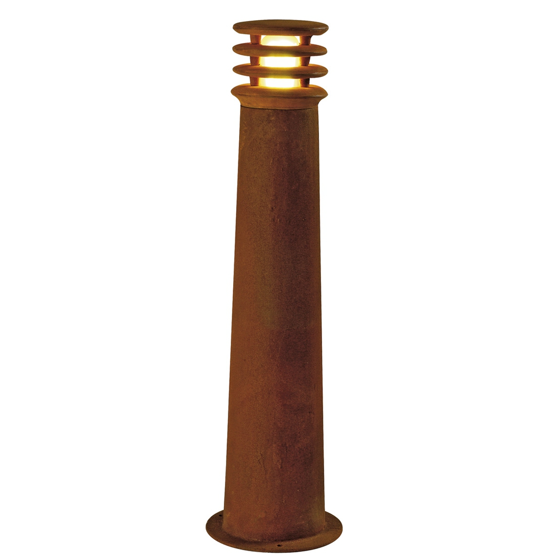 SLV 233417 RUSTY ROUND 70 LED светильник ландшафтный IP55 8.6Вт с LED 3000К, 70лм, бурый