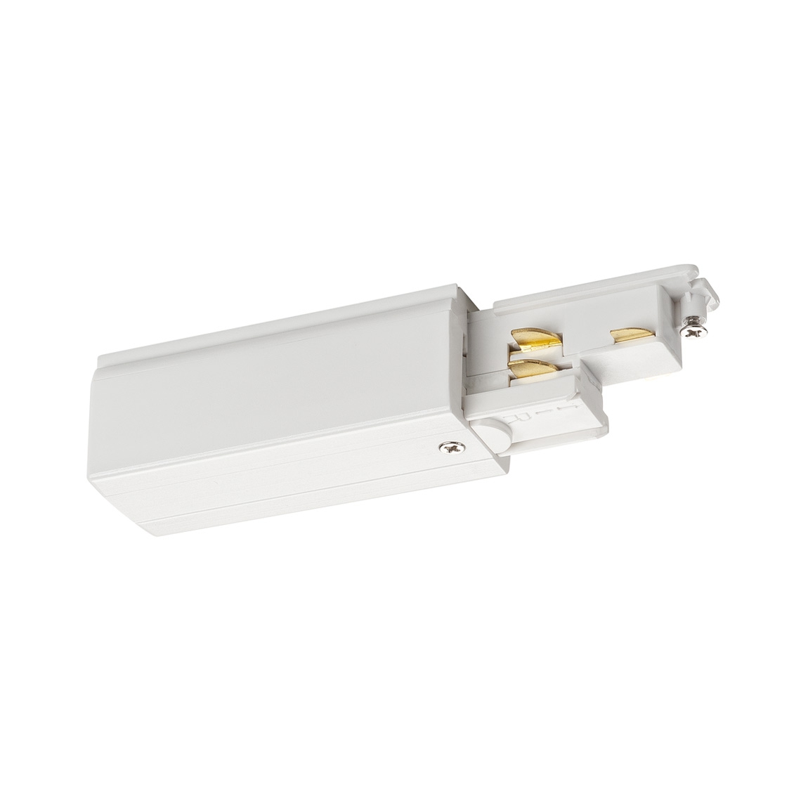 SLV 1002639 S-TRACK DALI, разъём питания торцевой, GND справа, 16А макс., белый