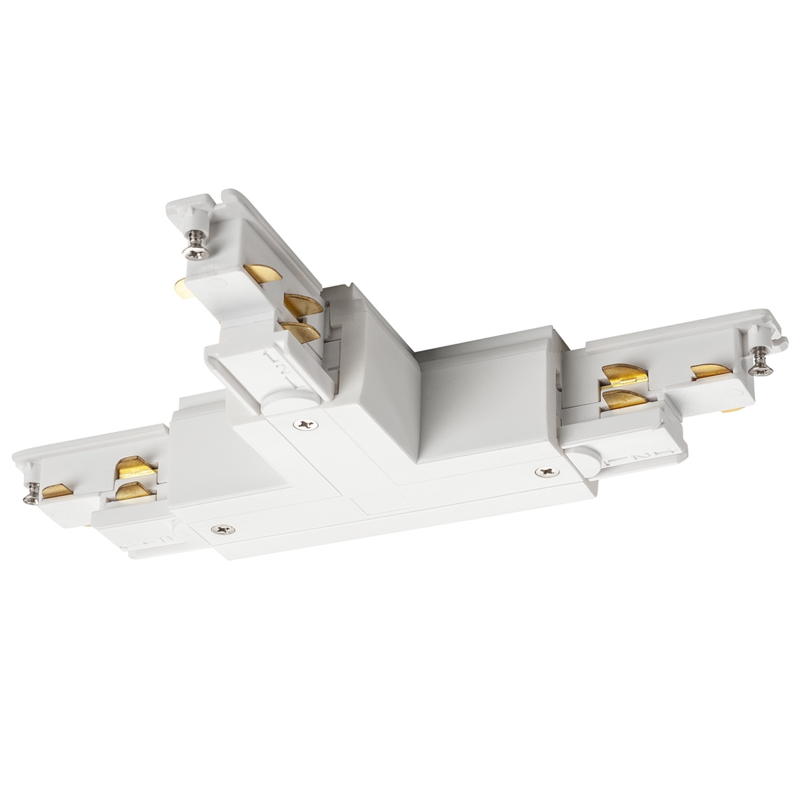 SLV 1002654 S-TRACK DALI, T-коннектор с разъёмом питания, GND слева, белый