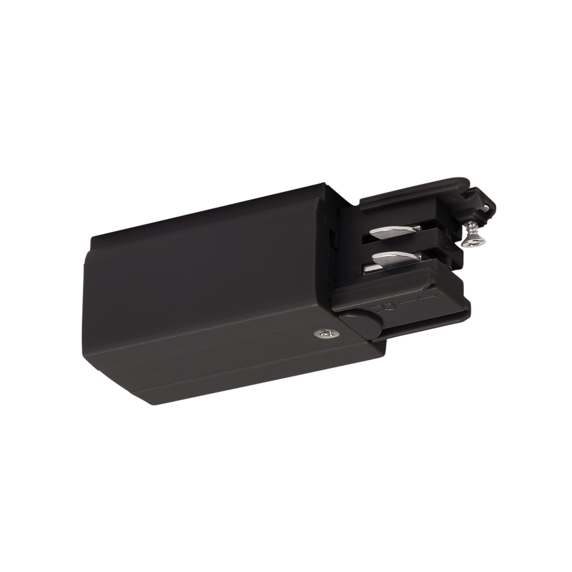 SLV 175050 3Ph | S-TRACK, разъём питания торцевой, GND слева, 16А макс., черный