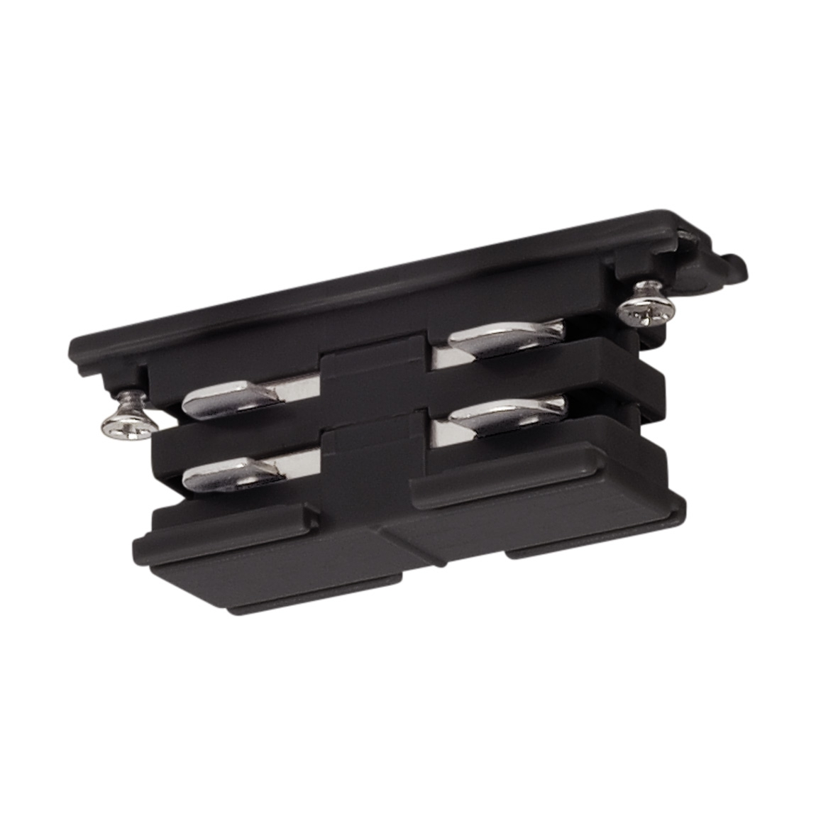 SLV 175070 3Ph | S-TRACK, коннектор прямой внутренний электрический, 16А макс., черный