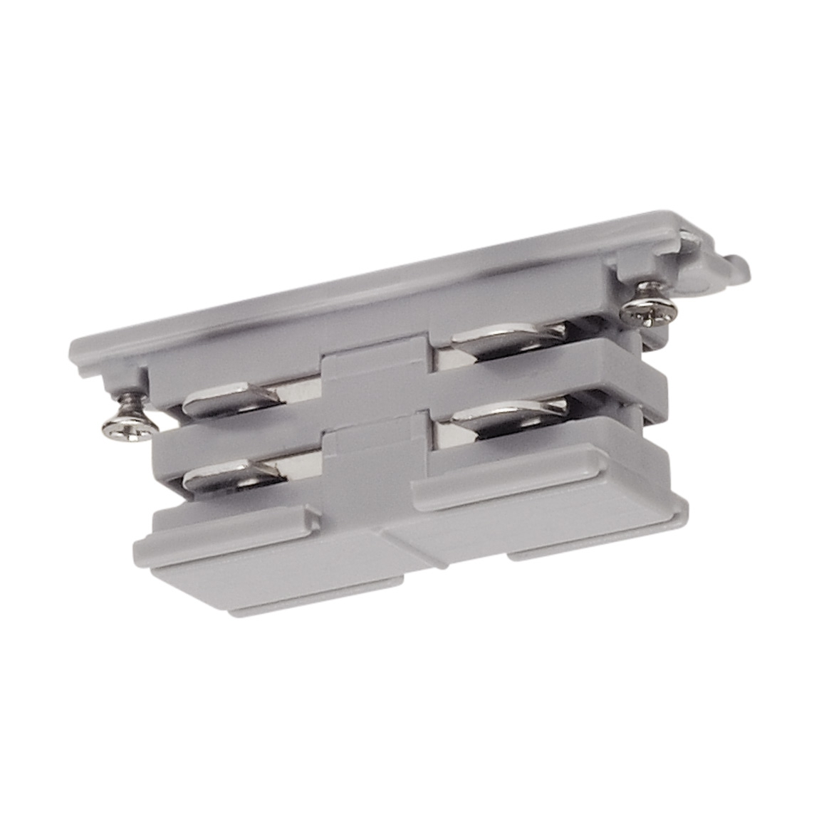 SLV 175074 3Ph | S-TRACK, коннектор прямой внутренний электрический, 16А макс., серебристый