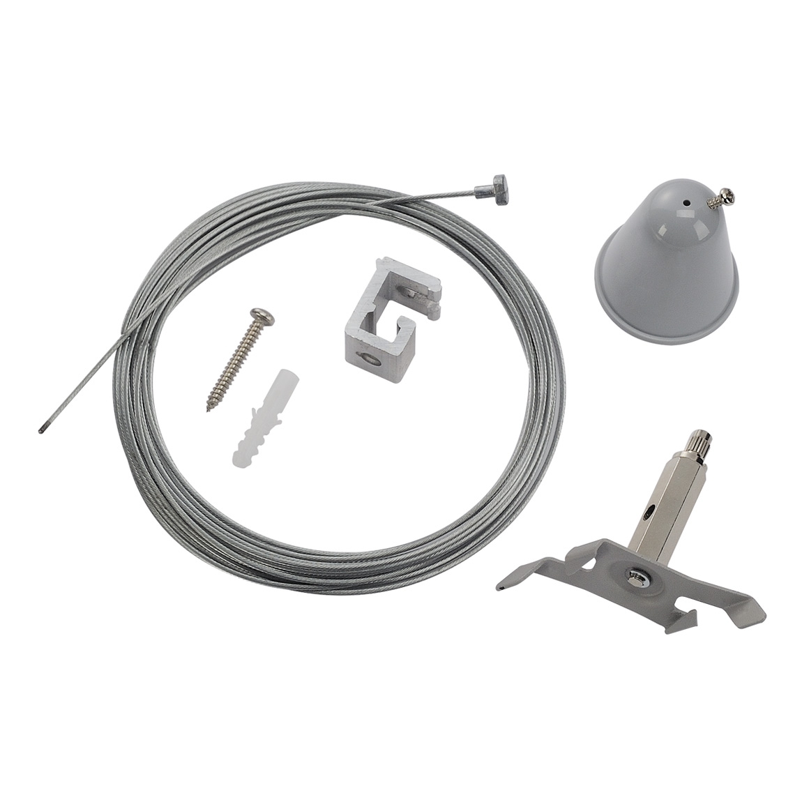 SLV 175174 3Ph | S-TRACK, подвес 5м, серебристый