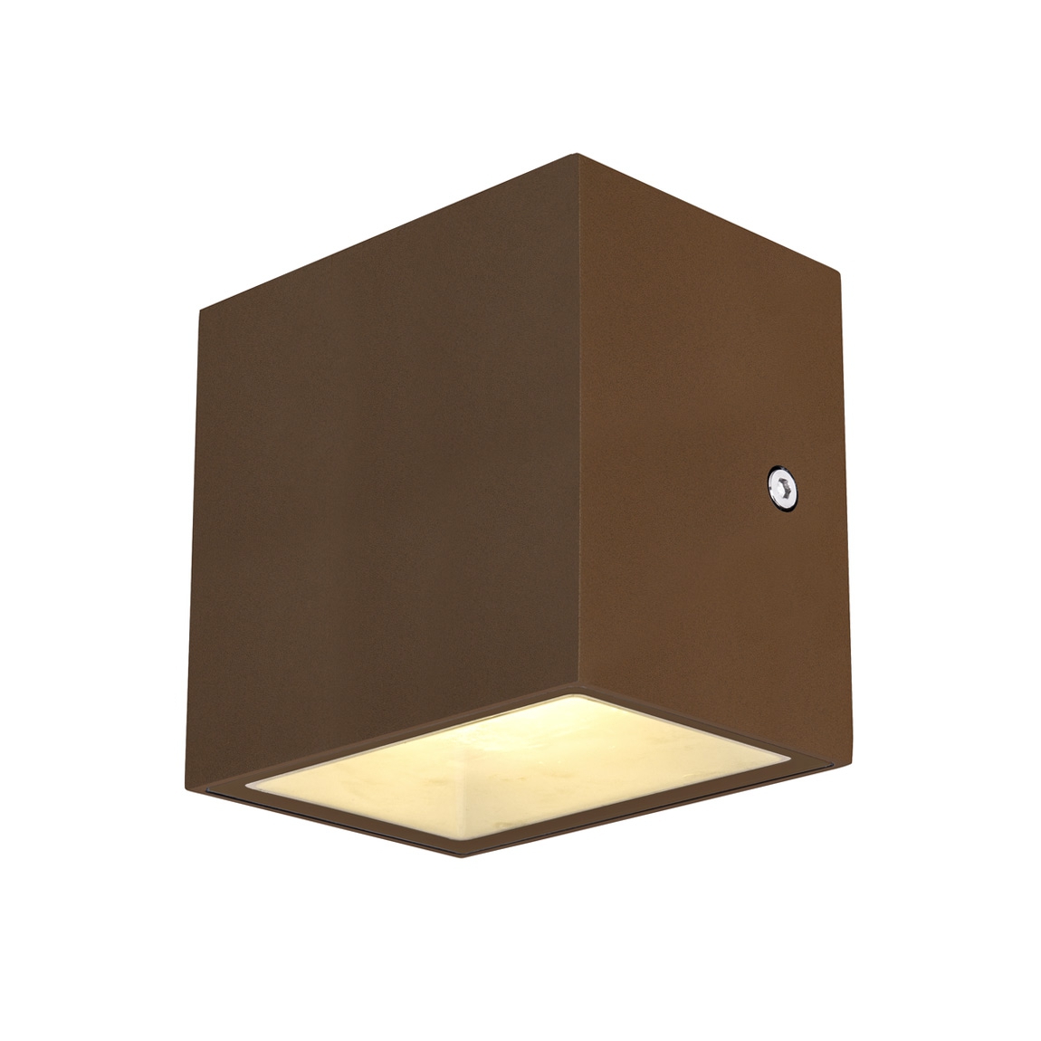 SLV 1002034 SITRA CUBE LED светильник настенный IP44 10Вт с LED 3000К, 2х 560лм, 2х 90°, бурый