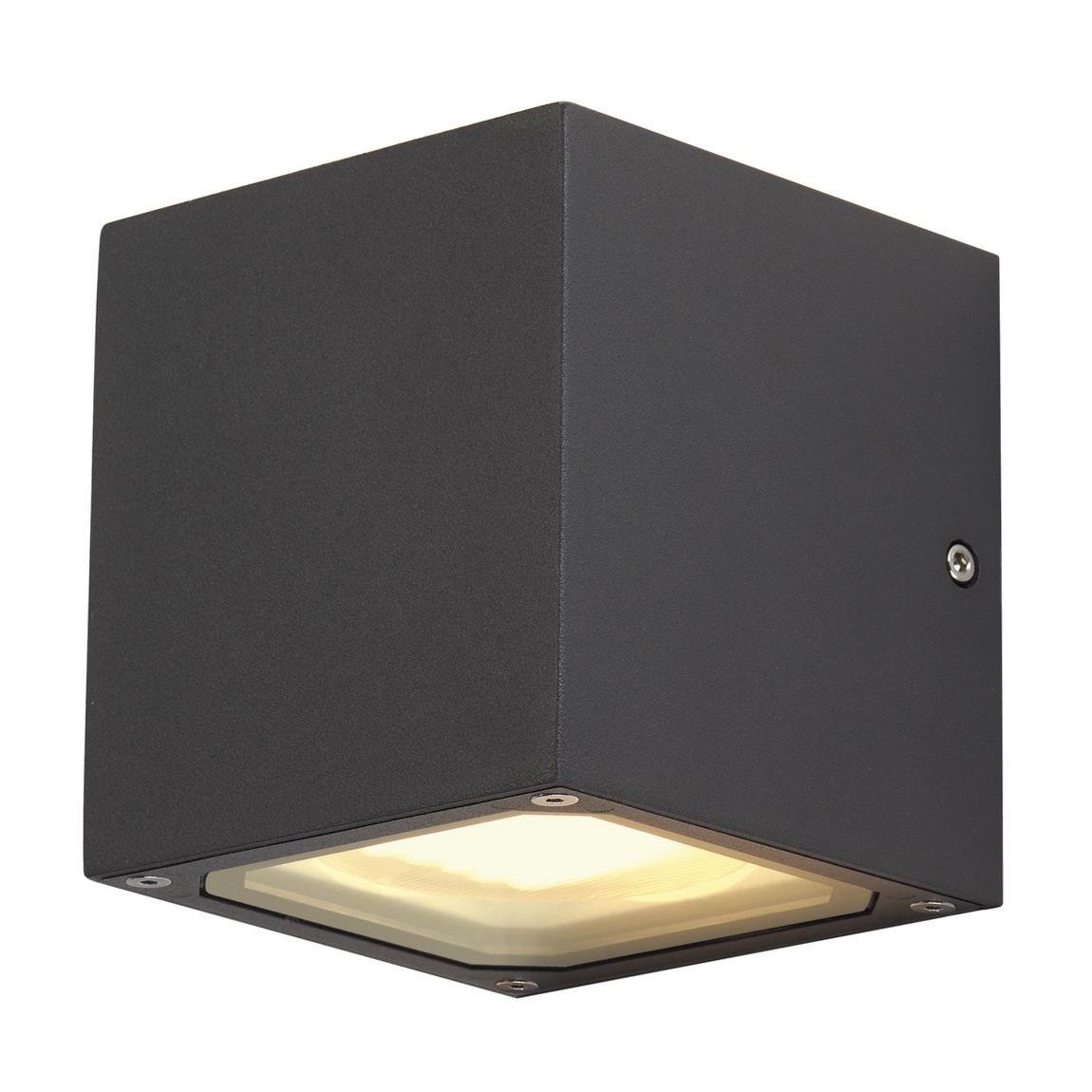 SLV 232535 SITRA CUBE светильник настенный IP44 для 2-х ламп GX53 по 9Вт макс., антрацит