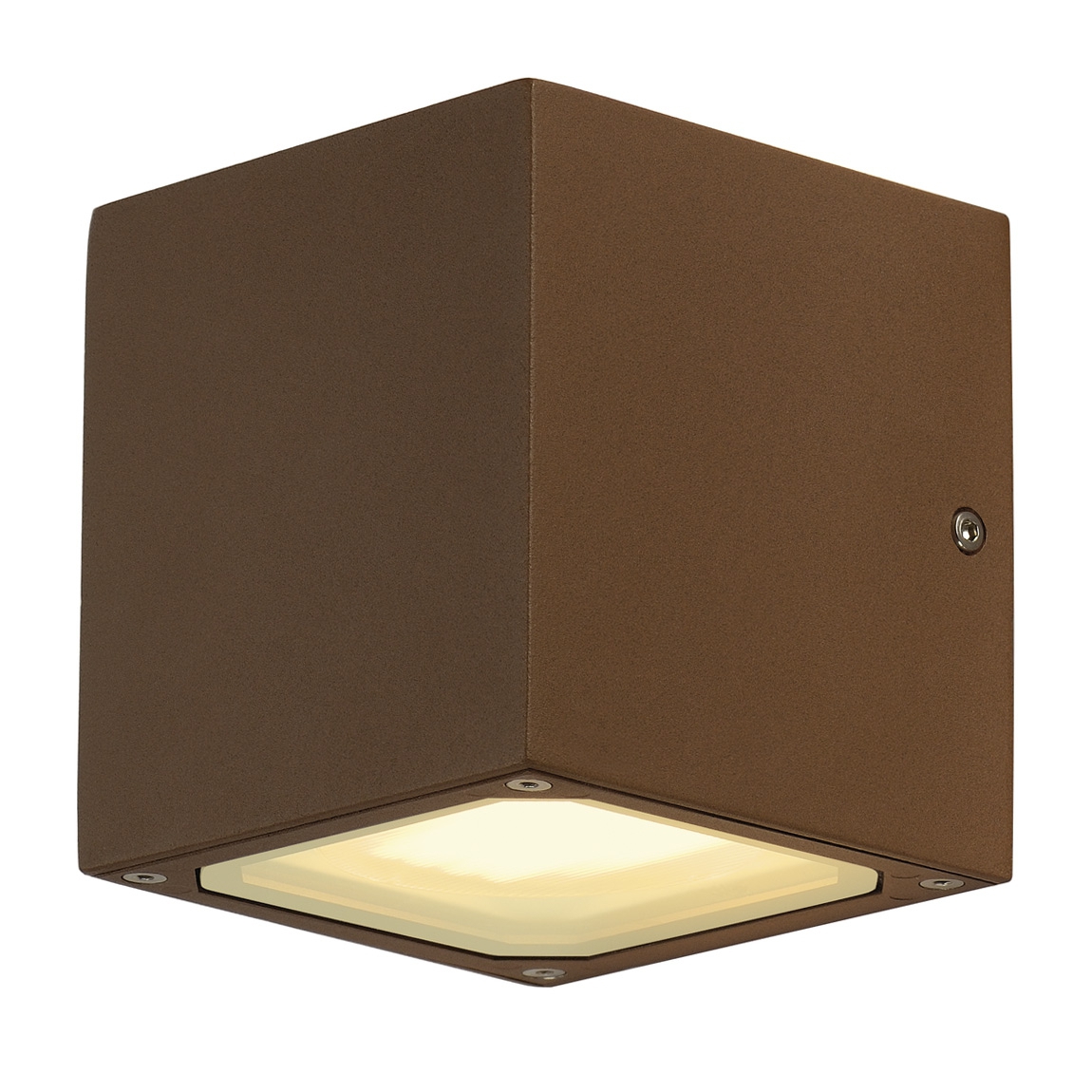 SLV 232537 SITRA CUBE светильник настенный IP44 для 2-х ламп GX53 по 9Вт макс., бурый