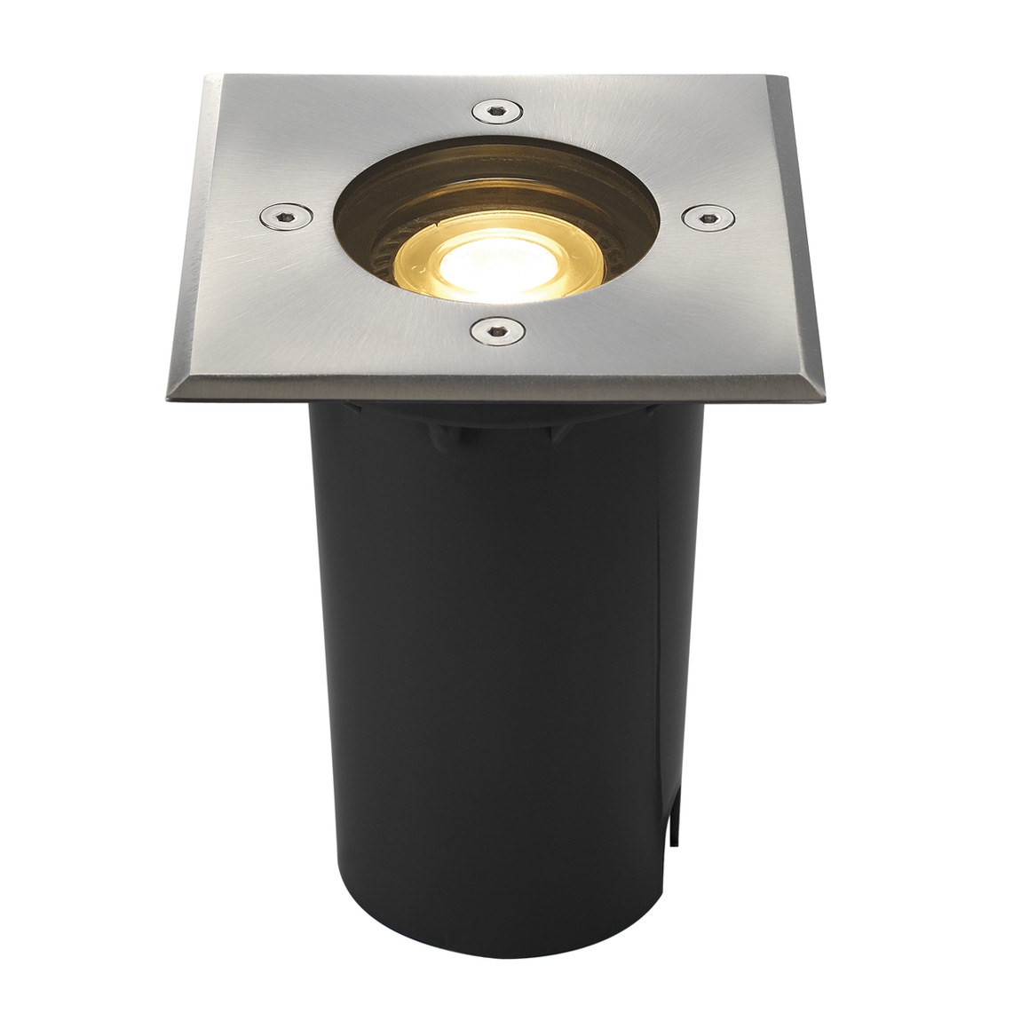 SLV 227684 EARTHLUX SQUARE светильник встраиваемый IP67 для лампы GU10 6Вт макс., сталь