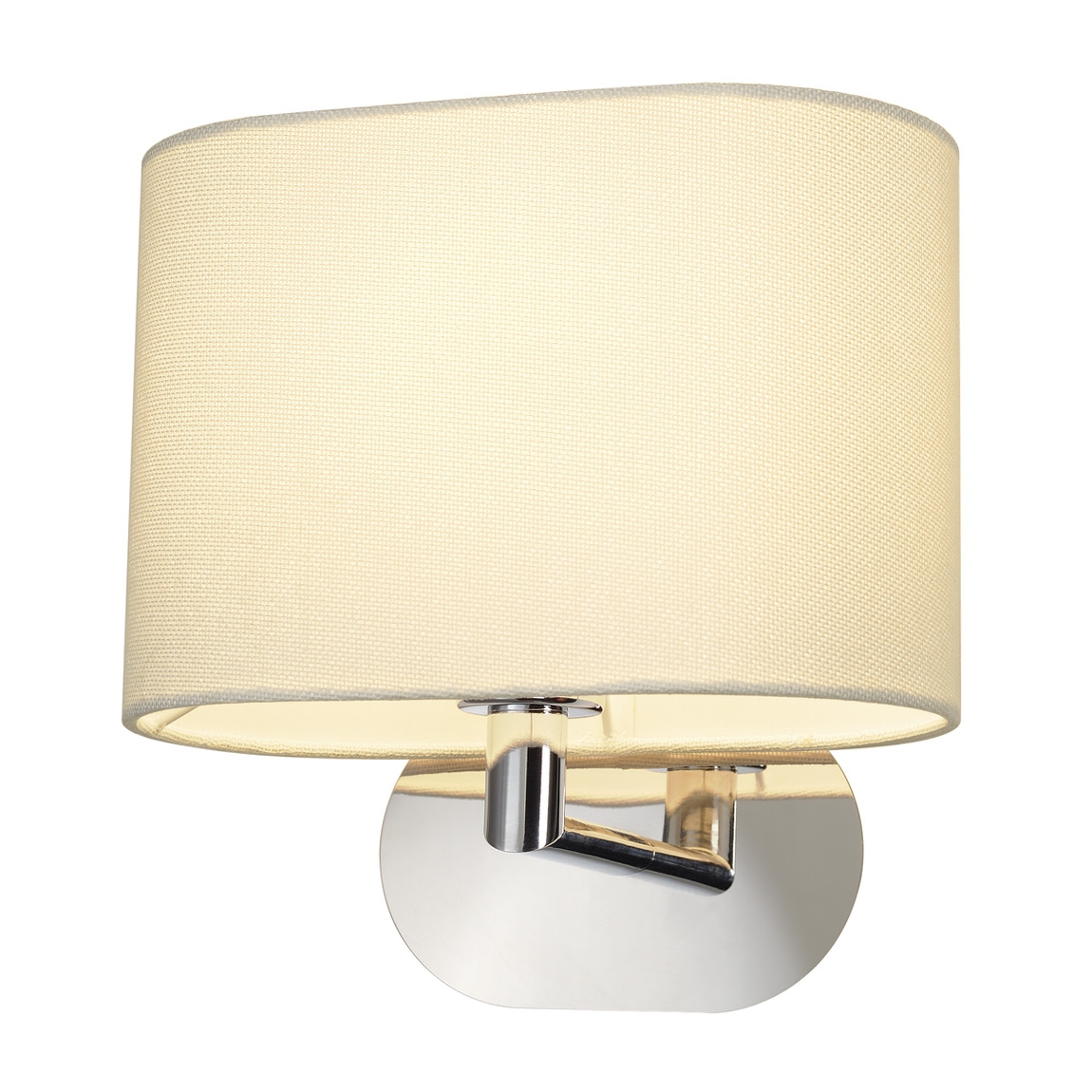 SLV 155861 SOPRANA OVAL WL-1 светильник настенный для лампы E27 60Вт макс., хром/ белый