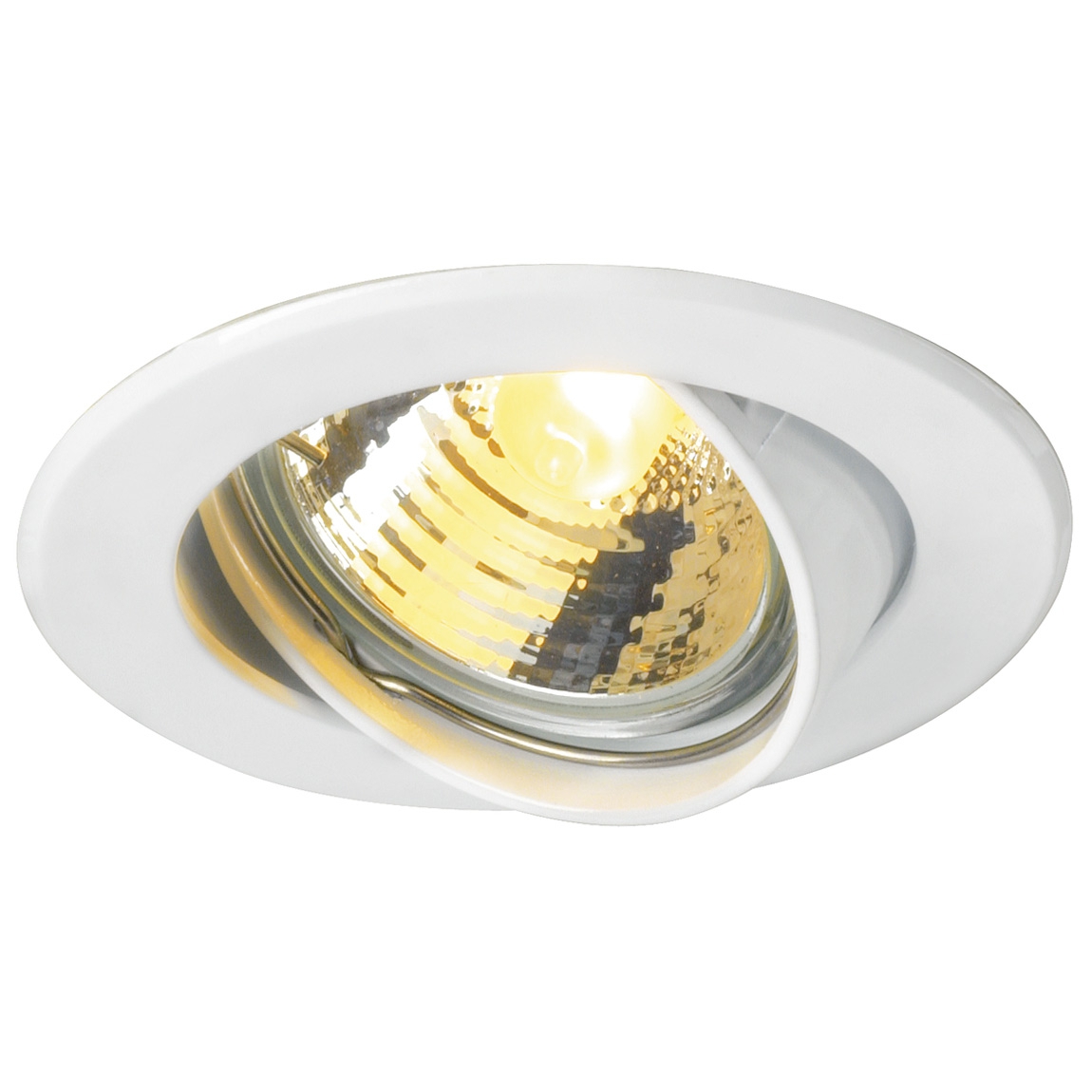 SLV 116111 GU10 SP ROUND светильник встраиваемый для лампы GU10 50Вт макс., белый