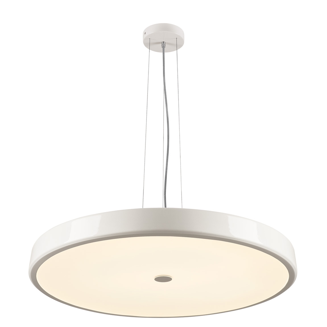 SLV 133351 SPHERA 75 светильник подвесной 15Вт с LED 2700K, 1200лм, белый глянцевый