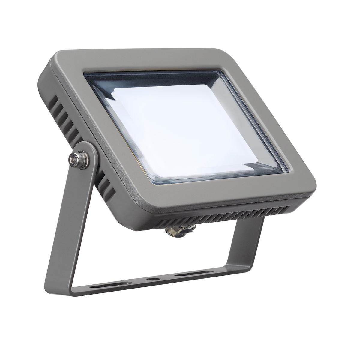 SLV 232814 SPOODI 15 светильник накладной IP55 10Вт с LED 4000К, 830лм, 90°, кабель 2м с вилкой, серебристый