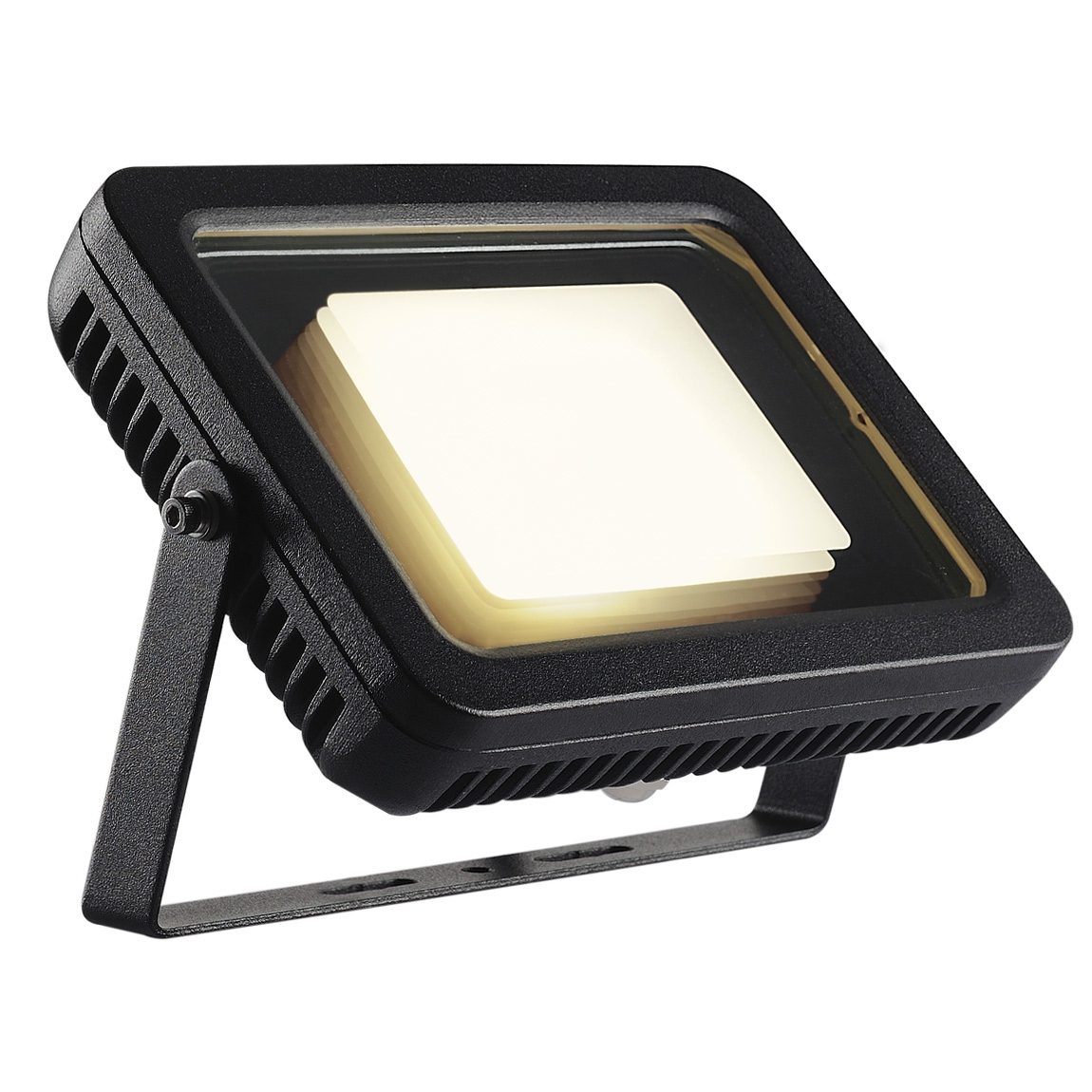 SLV 232820 SPOODI 20 светильник накладной IP55 30Вт с LED 3000К, 2365лм, 80°, кабель 2м с вилкой, черный