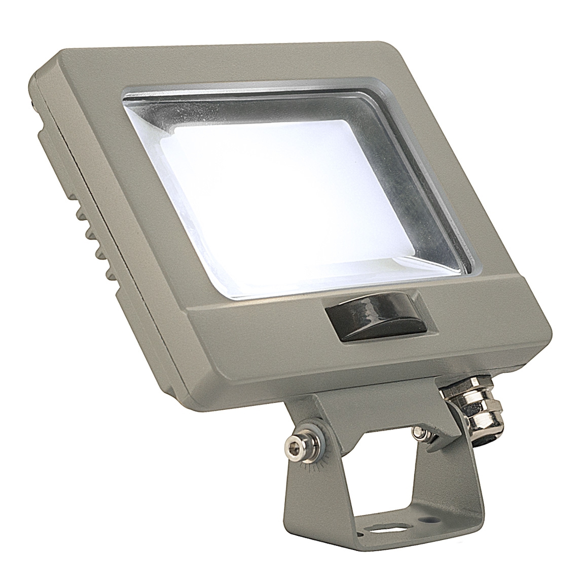 SLV 232874 SPOODI SENSOR 14 светильник IP65 11Вт с LED 4000К, 870лм, 90°, датч. движ. с ПДУ, кабель 2м, серебр.