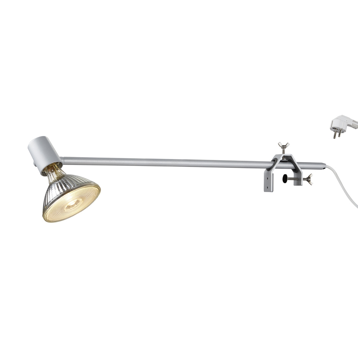 SLV 1002987 SPOT DISPLAY светильник на струбцине для лампы E27 18.5Вт макс., серый