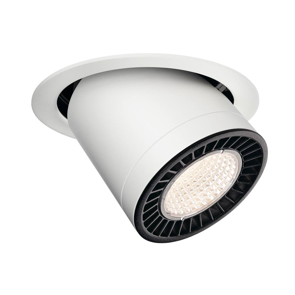 SLV 114121 SUPROS MOVE светильник встраиваемый 31Вт с БП и LED 3000К, 2100лм, 60°, белый