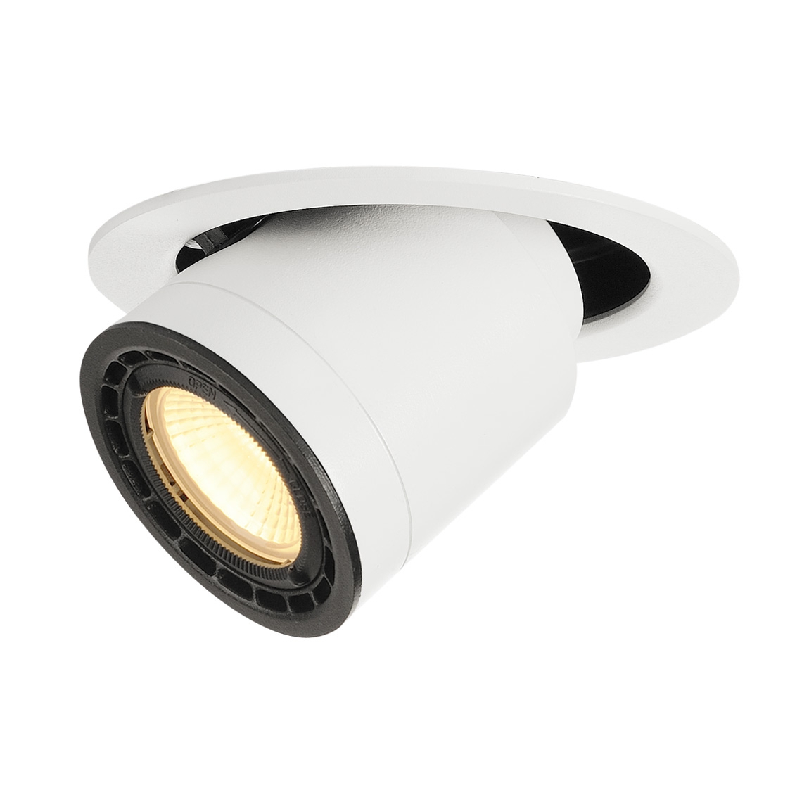 SLV 116321 SUPROS 78 MOVE светильник встраиваемый 12Вт с БП и LED 3000К, 700лм, 60°, белый