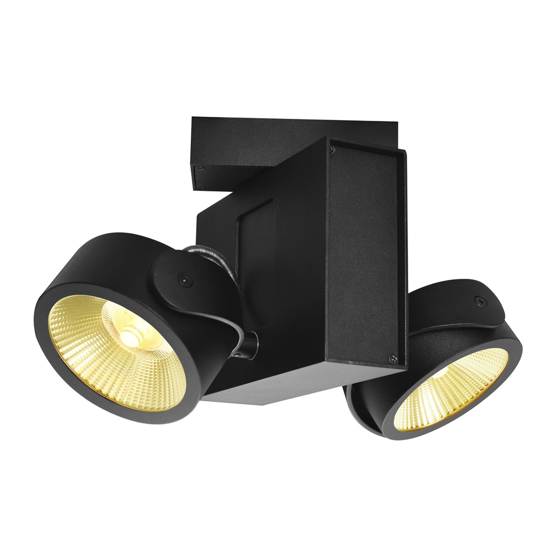 SLV 1001423 TEC KALU 2 LED светильник накладной 31Вт с LED 3000К, 1900лм, 2х 60°, черный