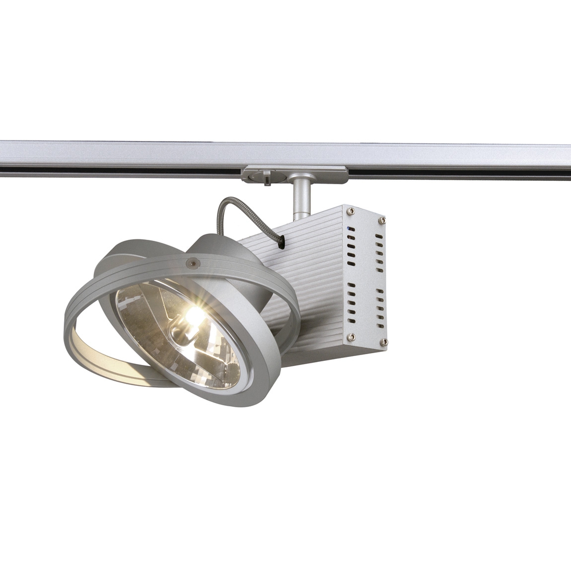 SLV 143512 1PHASE-TRACK, TEC 1 QRB111 светильник с ЭПН для лампы QRB111 50Вт макс., серебристый