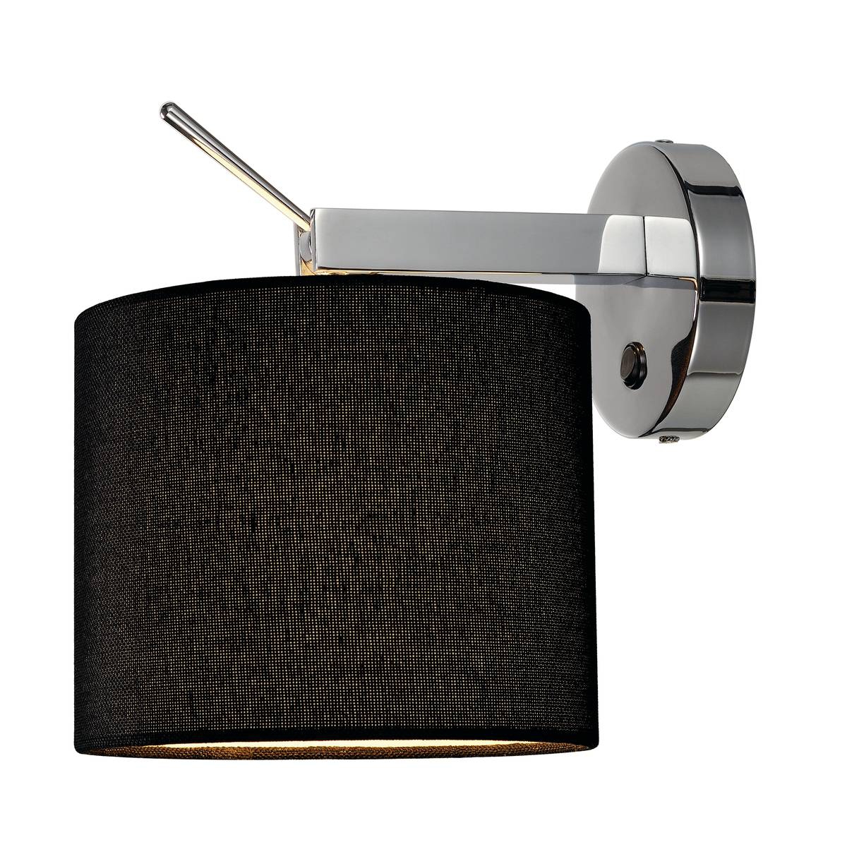 SLV 156020 TENORA WL-1 светильник настенный для лампы E27 60Вт макс., хром/ черный