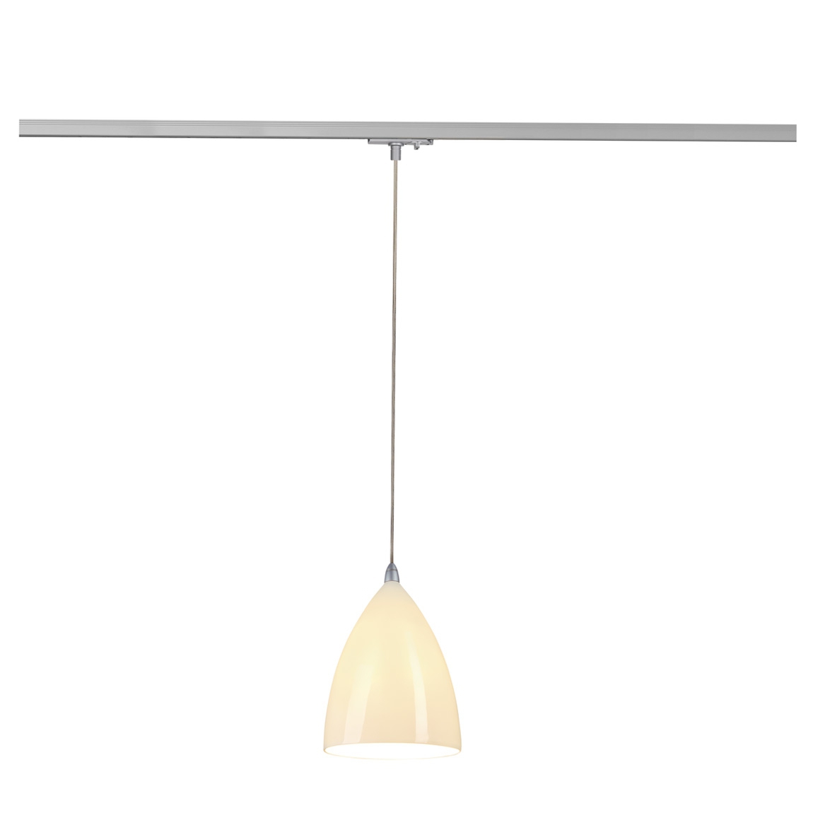 SLV 143594 1PHASE-TRACK, TONGA PD светильник подвесной для лампы Е14 60Вт макс., керамика белая/ ад-р серебр.