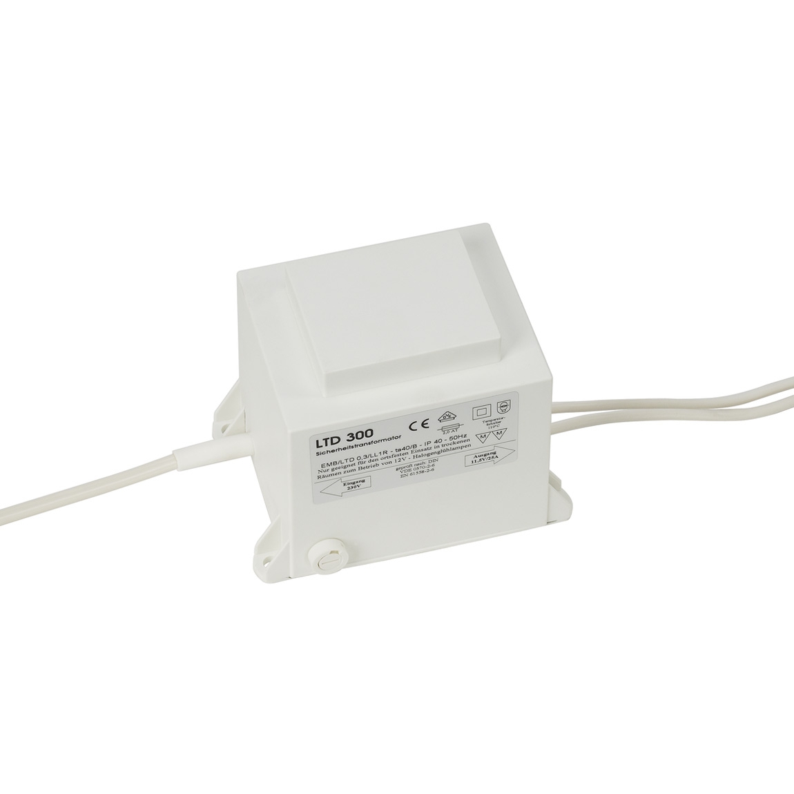 SLV 451301 K-TRAFO 300/12 трансформатор индукционный 300ВA, 230В/12В, белый