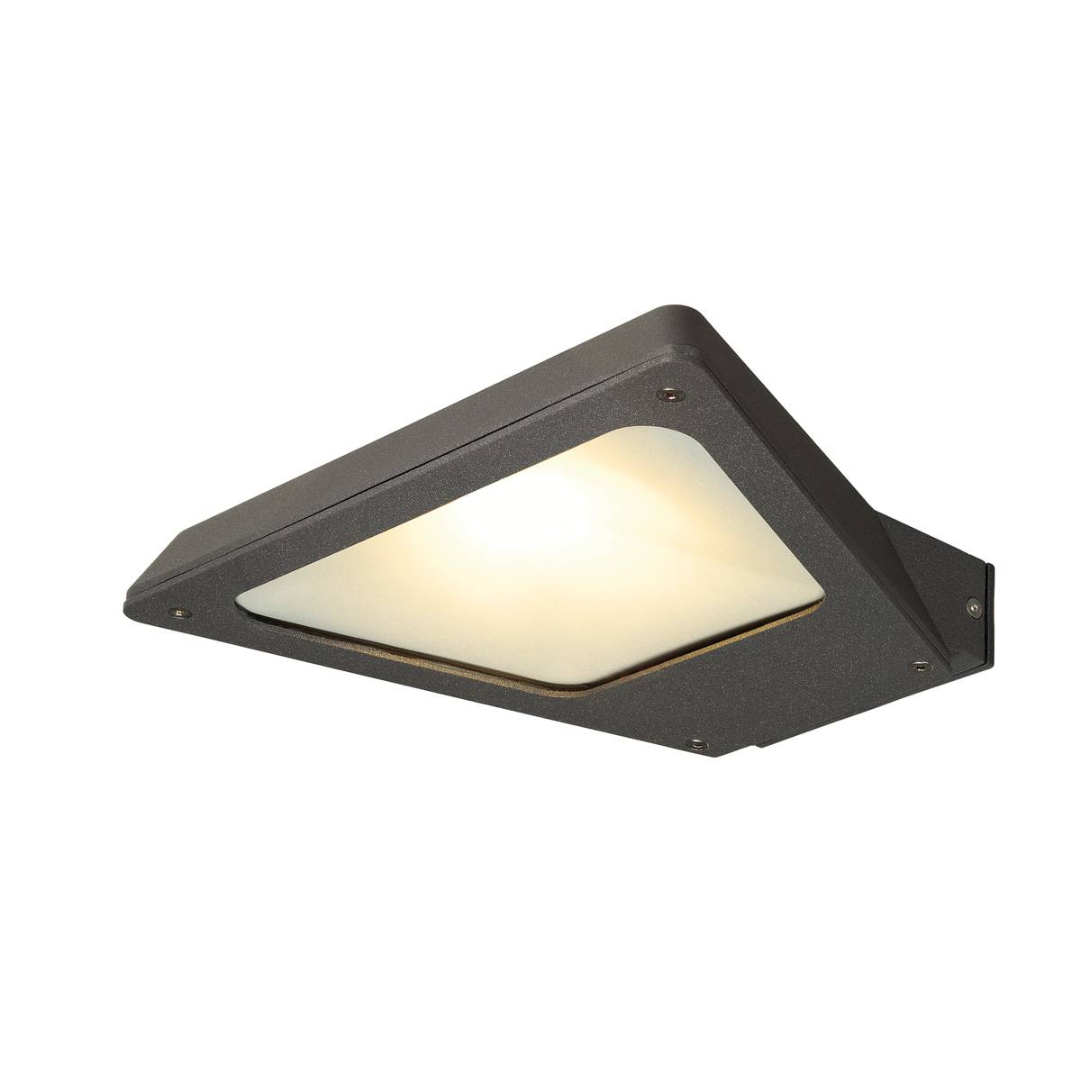 SLV 231745 TRAPECCO WALL DOWN светильник настенный IP44 10Вт с LED 3000К, 850лм, 100°, антрацит