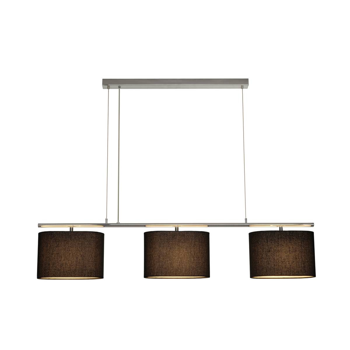 SLV 155870 TRIADEM светильник подвесной для 3-х ламп E27 по 60Вт макс., хром / черный