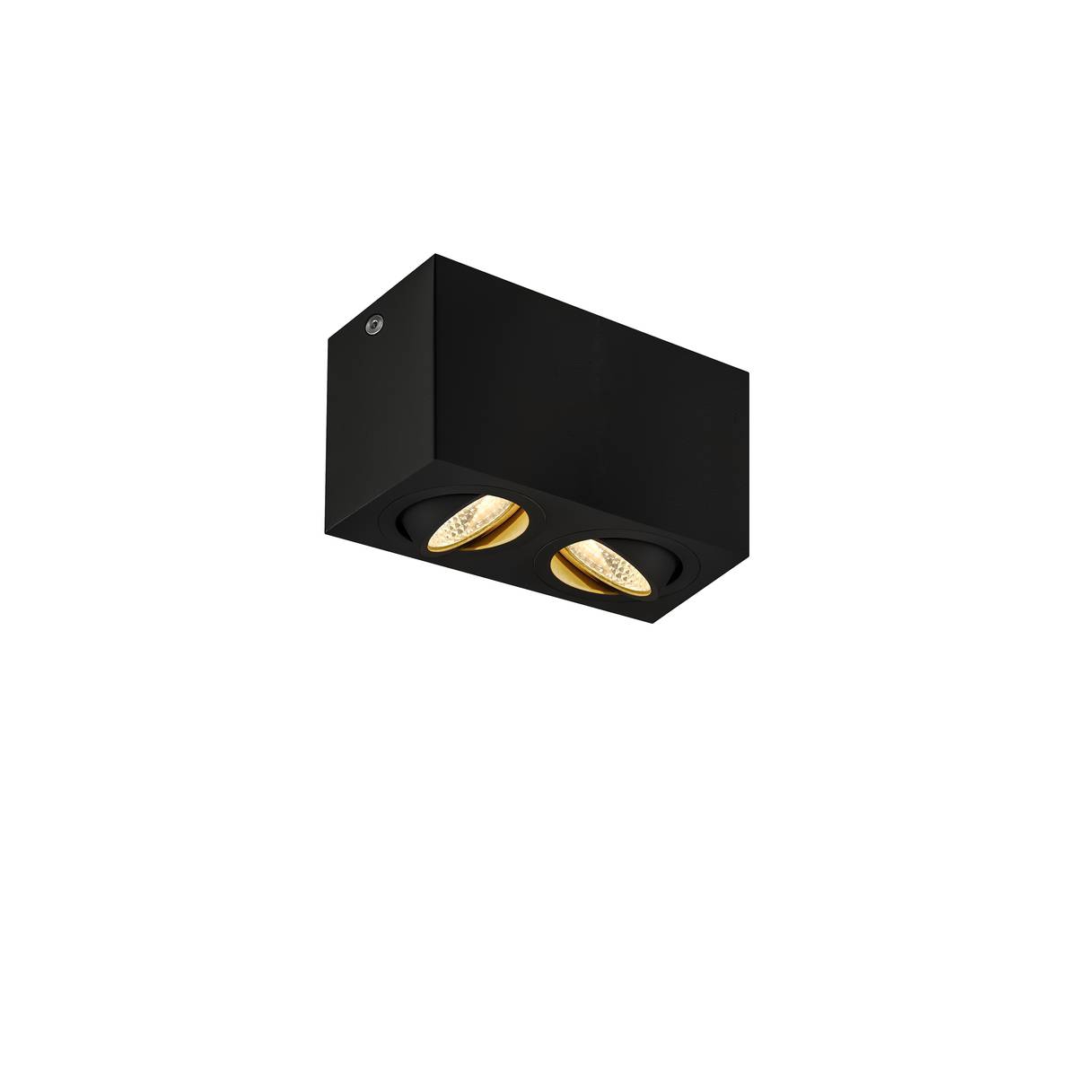 SLV 1002003 TRILEDO DOUBLE LED CL светильник потолочный 16Вт с LED 3000К, 1340лм, 2x 36°, черный