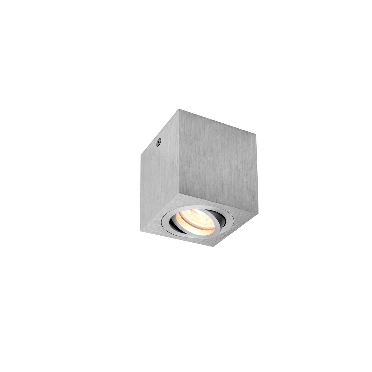 SLV 1002004 TRILEDO SQUARE GU10 CL светильник потолочный для лампы GU10 50Вт макс., матированный алюминий