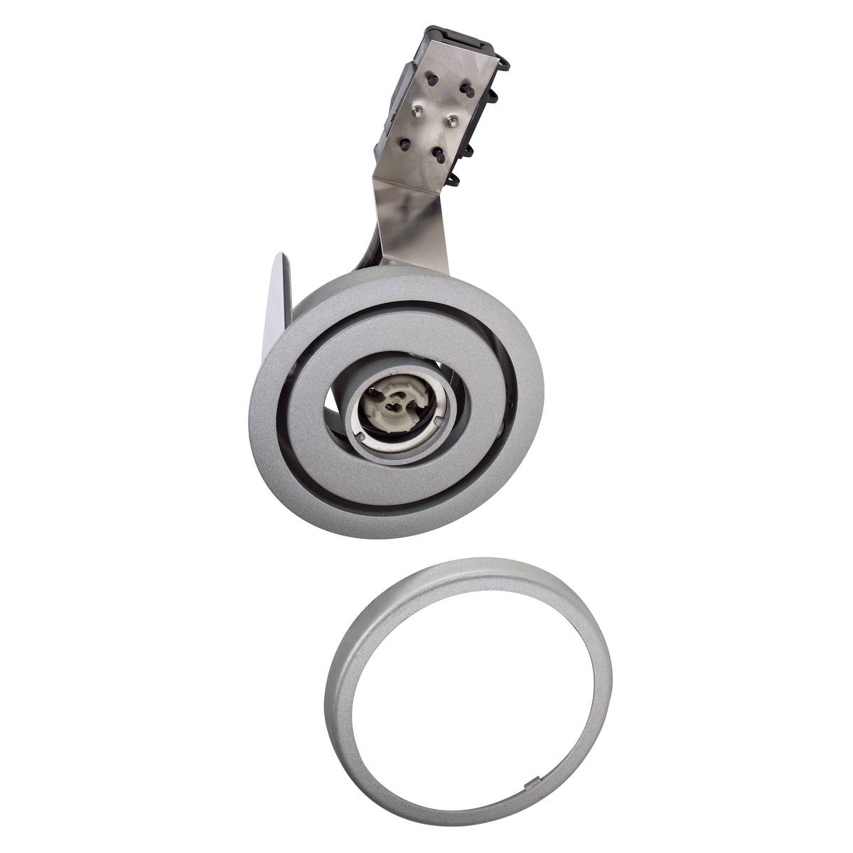 SLV 112964 TWISTER, GU6.5 MODULE светильник встраиваемый для лампы HIT-TC-CE GU6.5 35Вт макс., серебристый