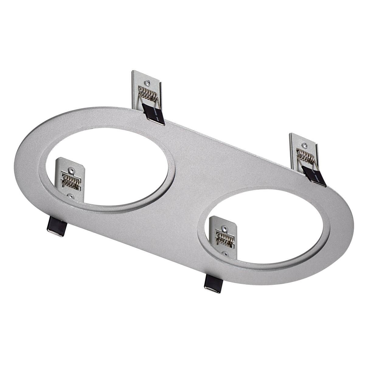 SLV 112980 TWISTER, FRAME 2 Round, рамка установочная, серебристый