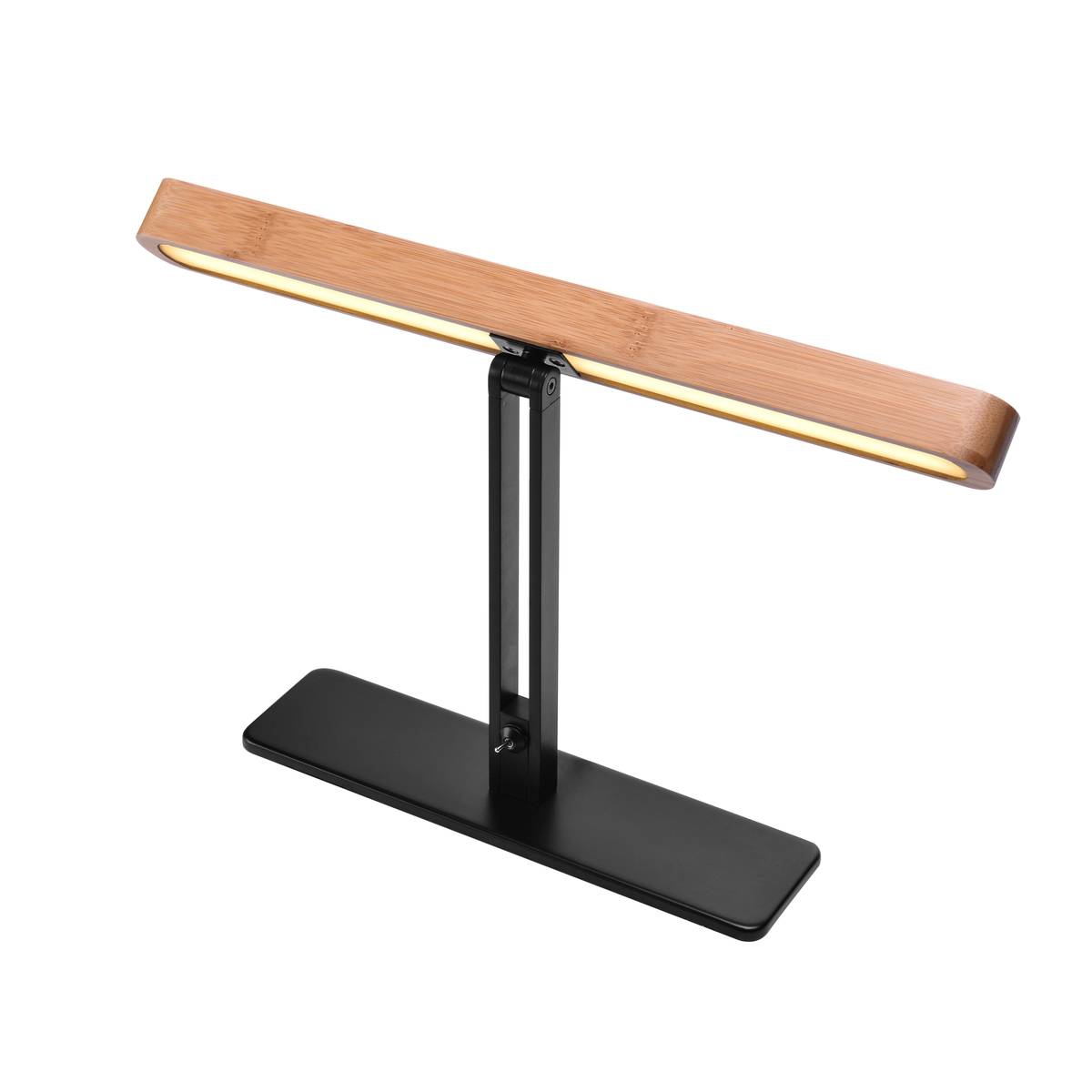 SLV 1002068 VINCELLI D TL светильник настольный 12Вт с LED 2700К, 500лм, черный / бамбук светлый