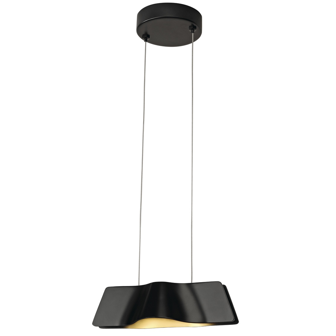 SLV 147830 WAVE 25 PD светильник подвесной 12Вт с LED 3000К, 800лм, черный