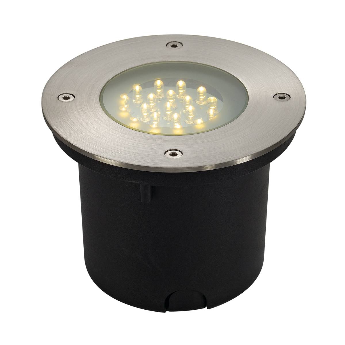 SLV 227482 WETSY LED 230V ROUND светильник встраиваемый IP67 c трансформатором для LED PLATE, сталь