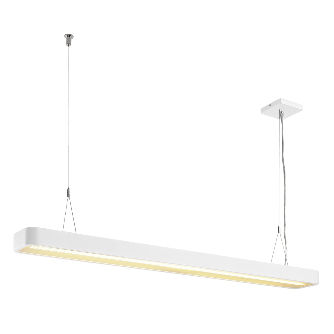 SLV 157851 WORKLIGHT PD светильник подвесной 49Вт с LED 3000К, 3600лм+1800лм, белый